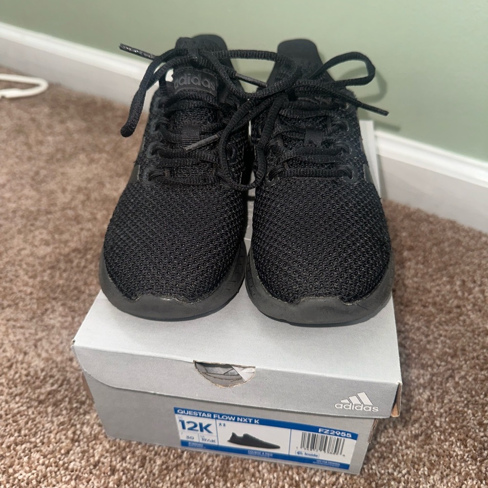 Adidas Child Black Questar Flow Nxt Running Shoe